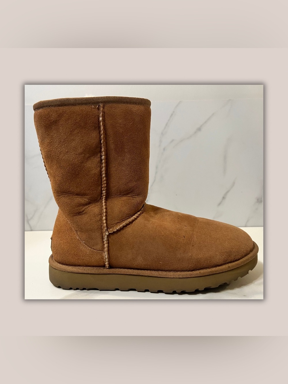 UGG Classic Suede Winter Boot - Chestnut Brown - SZ 10